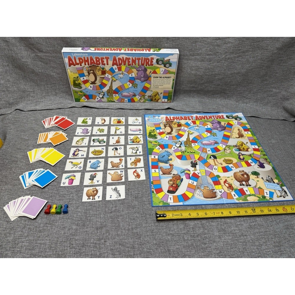 Childrens Alphabet Learning Board Game Lakeshore Learning